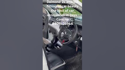 #diamond 2k android fitting# car accessories in gaya#car #scarpiomodified # accessories #punch