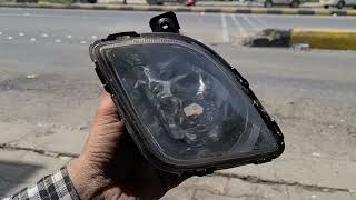 افضل طريقة تلميع انوار السيارات#لمبة ضباب توسان2014#اشترك-لايك-فعل الجرس#How to repair car headlight