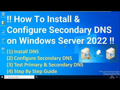 How to Install & Configure Secondary DNS on Server 2022 !! Setup Secondary DNS !! Step by Step Guide