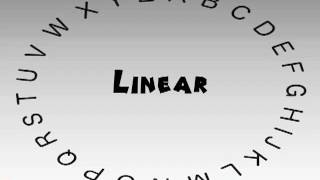 How to Say or Pronounce Linear