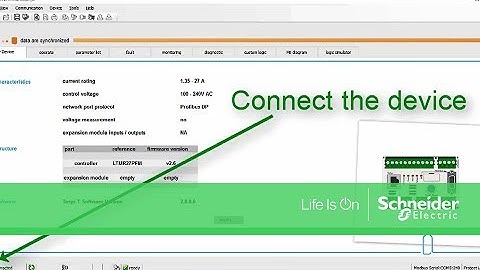 How to monitor the device status of TeSys T using SoMove