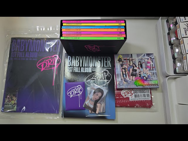 BABYMONSTER 1ST FULL ALBUM - DRIP (ALL VERSIONS: Ziplock, Binder