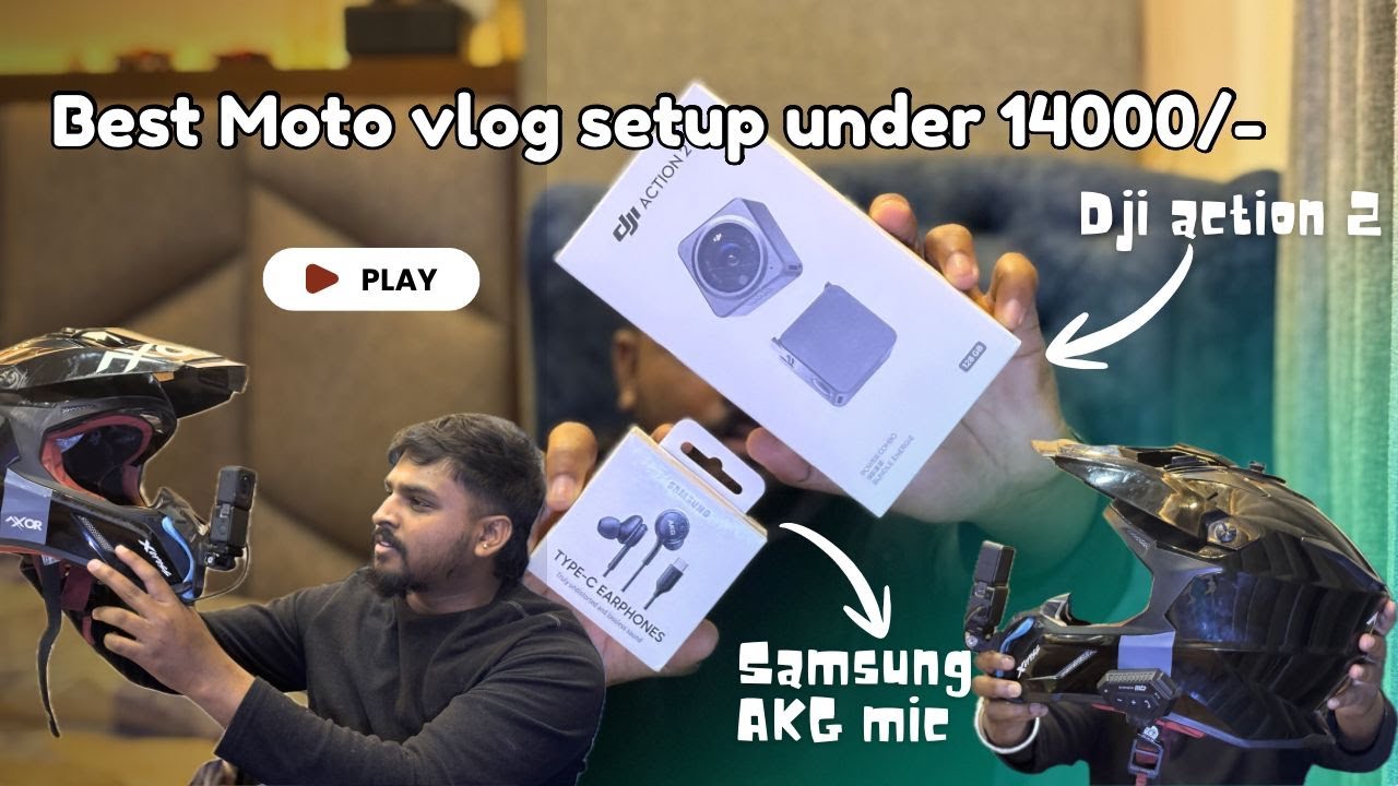 Budget Moto Vlogging Setup Under 14K 😱 | Crystal Clear Audio & 4K