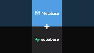 Connect Metabase to Supabase in less than 30 seconds