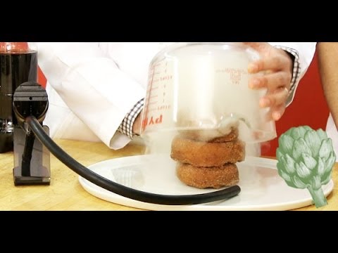 how to make smoke for food presentation