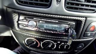 Sencor car stereo SCT 3016 operating