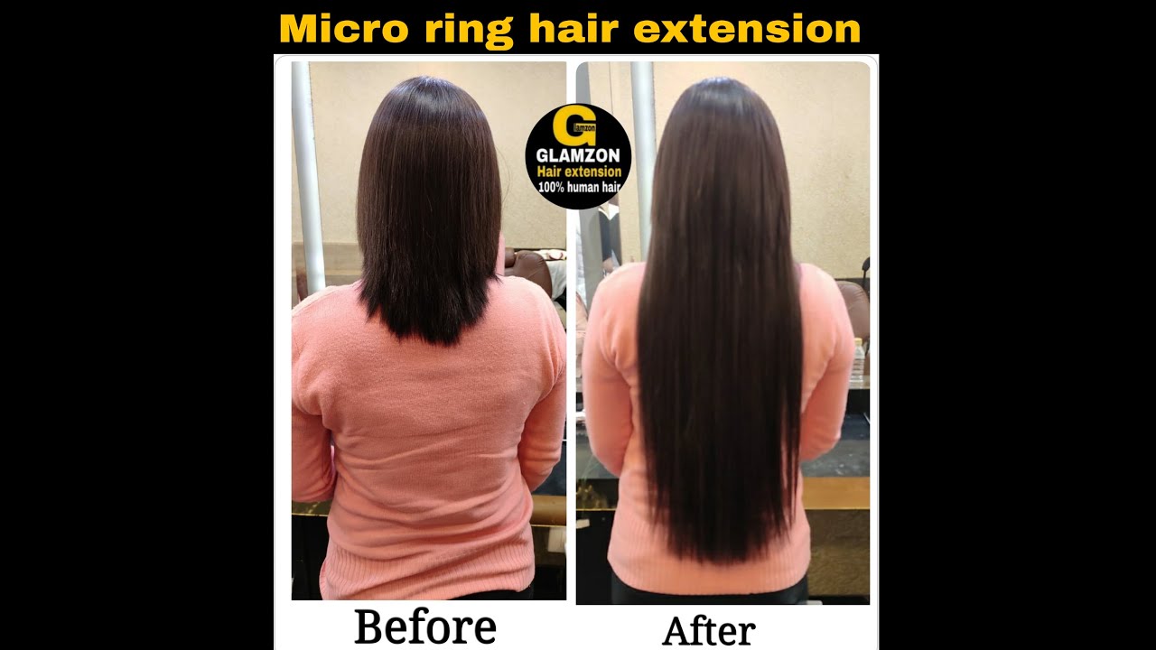 Permanent hair extension in Delhi - YouTube