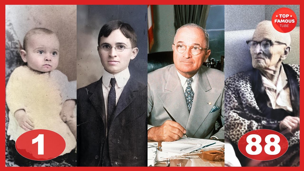 Harry S. Truman ⭐ The 33rd President of US ⭐ Transformation From 1 To 88 Years Old