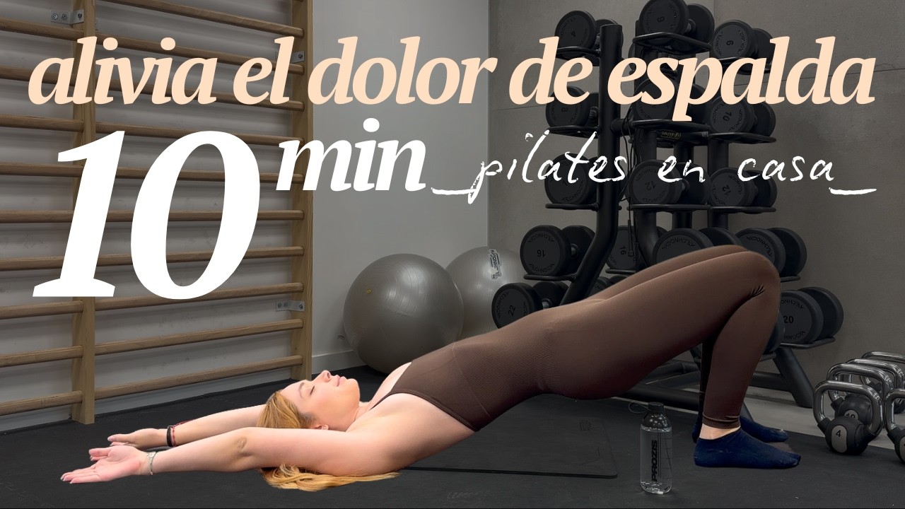 alivia el dolor de espalda🧘‍♀️pilates en casa sin material | prozis codigo descuento monica