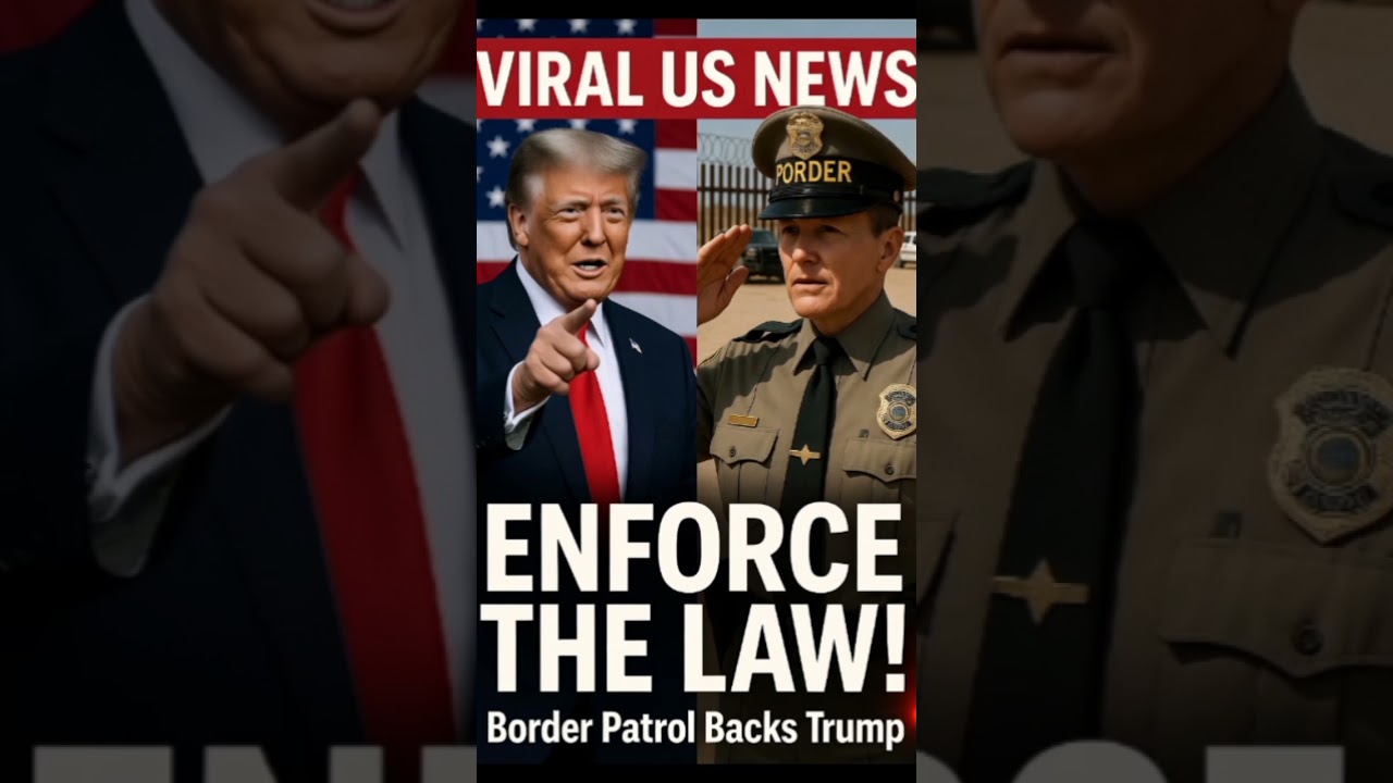 ENFORCE THE LAW!': Border Patrol chiefpraises Trump for immigration policy
