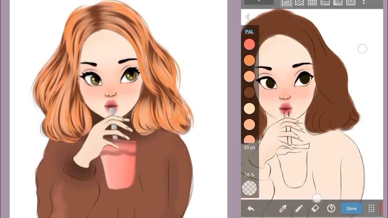 digital art process [ medibang ] ( SpeedPaint ) subscribe illustrator