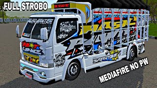 MOD BUSSID TRUCK CANTER FULL STROBO MEDIAFIRE NO PW FULL ANIMASI OLENG SUSPENSI ENAK EMPUK