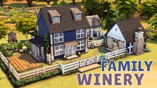 картинка: Семейная винодельня Симс 4 🌺 Family Winery The Sims 4 | Строительство | NO CC