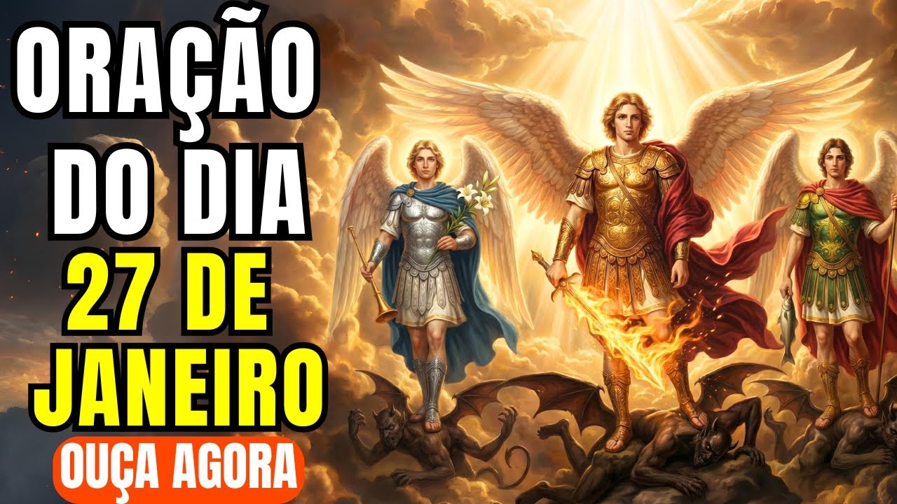 Os 3 Arcanjos CHEGAM HOJE: Receba Sua Vitória, Cura e Riqueza! – Reze Comigo