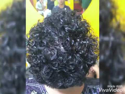 Acid Perm Spiral Perm Hair Bleach Light Silver Gray Hair Color