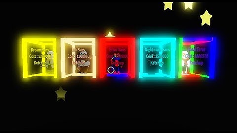 Cosmic Characters Showcase - Undertale Universe Anomaly: Cosmic Stars