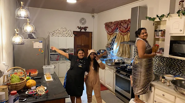 CHRISTMAS EVE IN A GUYANESE KITCHEN