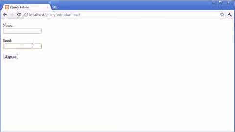 jQuery Tutorial - 25 - Basic form field selection