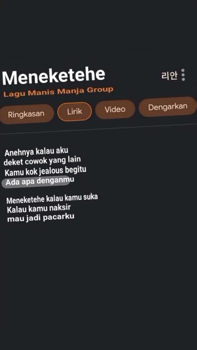 CCP lirik lagu MENEKETEHE || fyp viral tiktok