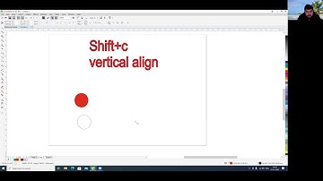 use of C and Shift+C in Corel-Draw