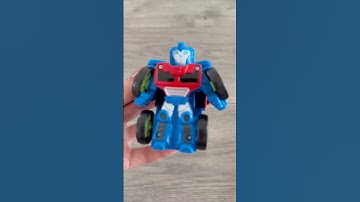 Unboxing Transformers Playskool Heroes Rescue Bots Academy Mini Bot | Optimus transformer #asmr