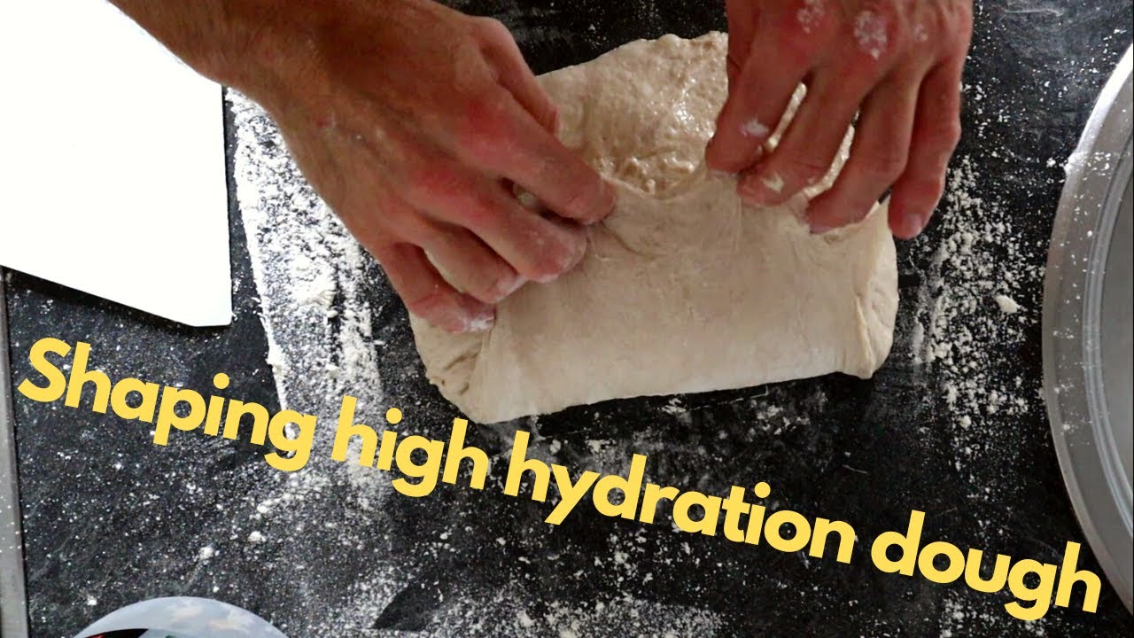 Highhydration dough shaping/Оформяне на високо хидратирано тесто YouTube