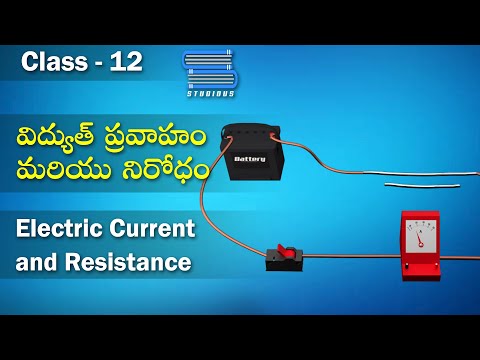 విద్యుత్ ప్రవాహం & నిరోధము – Electric Current and Resistance | Current Electricity| Physics Class 12