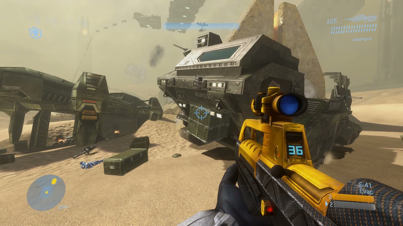 Halo 3 Custom Game Browser: Evac Gameplay (No Commentary) [PC/Controller]