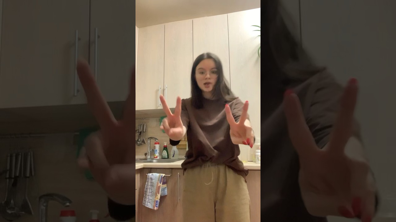 Отличная реклама моющих средств)) инст ksenialepilina - YouTube