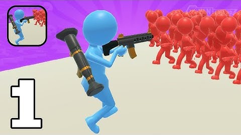 Count War :Stickman Games - Gameplay Walkthrough Part 1 Tutorial Stickman Army (Android,iOS)