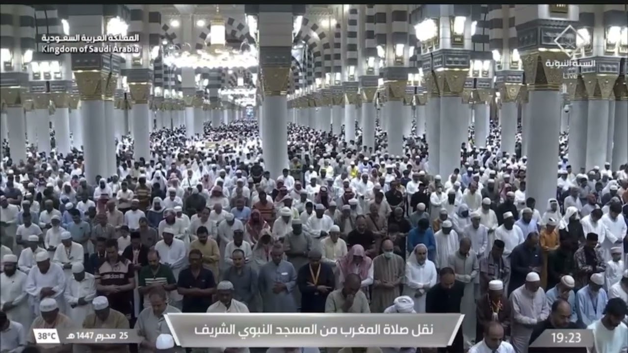 صلاة المغرب للشيخ عبدالمحسن القاسم 25 محرم 1447 هـ