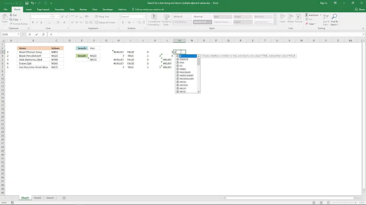 Search for a text string and return multiple adjacent values [Array Formula]