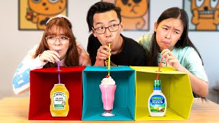 DON'T Choose The WRONG Mystery Drink With My Little Sister!