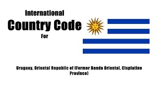 What is the 2 letter country code for Uruguay? Uruguay Country code