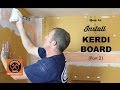 How to Install Schluter KERDI-BOARD in a Bathroom Part 2 (Step-by-Step)