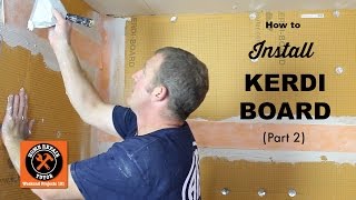 How to Install Schluter KERDI-BOARD in a Bathroom Part 2 (Step-by-Step)