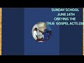 Sunday School June 14th 2026 Obeying Acts 238 - Pentecost #fyp #shorts #pray #hope #apostlebaker #it