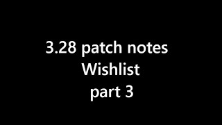 PoE 3.28 patch notes Wishlist - part 3 (attack gem balance)