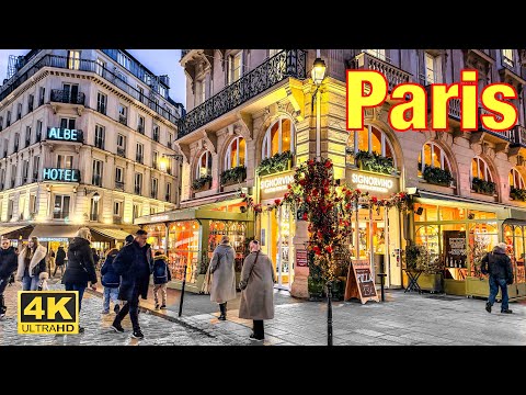 Paris, France 🇫🇷 - 4K HDR Paris Walking Tour -27 Novembre 2025 | 4K Paris | A Walk In Paris