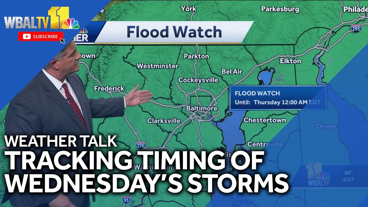 Weather Talk: Tracking Wednesday storm timing - YouTube