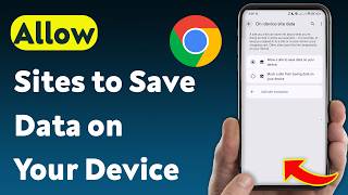 How To Allow Sites To Save Data On Your Device On Chrome updated