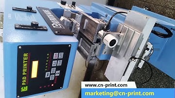 2 color open ink well pad printing machine with rotary system LC PM2 150R