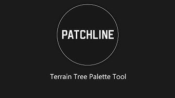 Terrain Tree Palette Tool - A Unity tool for saving, reusing and managing Terrain tree setups