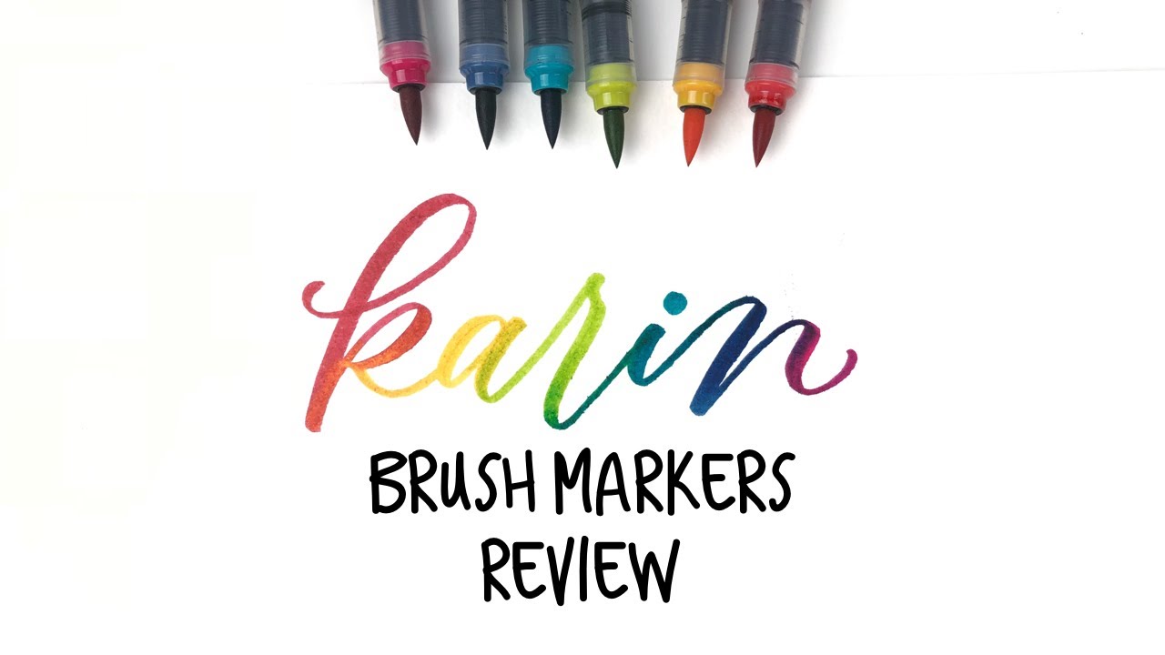 Karin Deco Brush Metallic Permanent Markers, Set of 10 