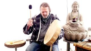 16 Buffalo Skin Shamanic Drum Sound Demo
