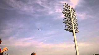 Blue Angels Fly Over, USNA Graduation