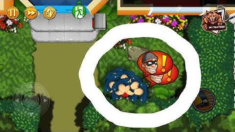 Robbery Bob gameplay-chapter 1 last level with knight armour