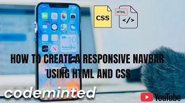 Responsive Mobile Navbar | HTML CSS JavaScript ✨