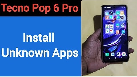 How to install unknown apps, install APK, Tecno Pop 6 Pro me third party app install kaise karen, ap