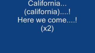 Phantom Planet - Orange County - California (lyrics)